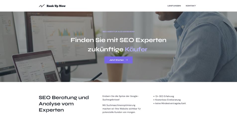 Rank Up Now SEO Agentur Mannheim (mobil)