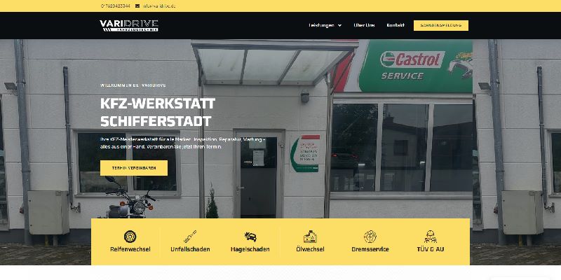 KFZ Werkstatt Schifferstadt Website